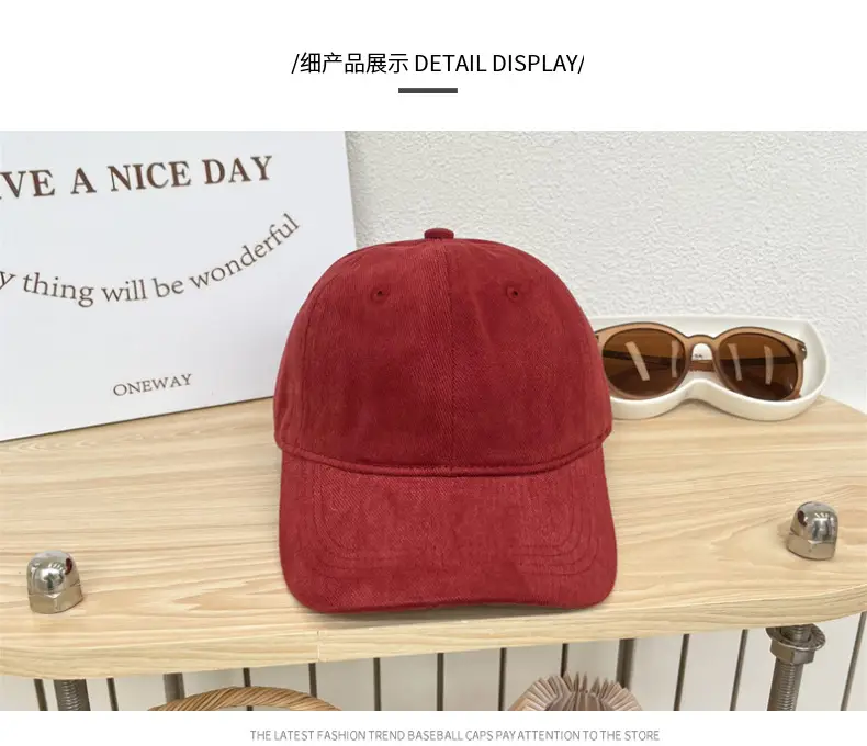 Men's Light Weight Baseball Caps Solid Color — feature 8