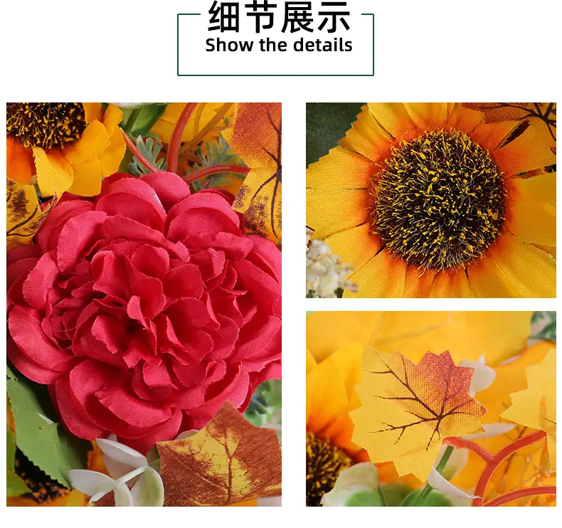 Thanksgiving Floral Garland for Home Decoration — feature 15