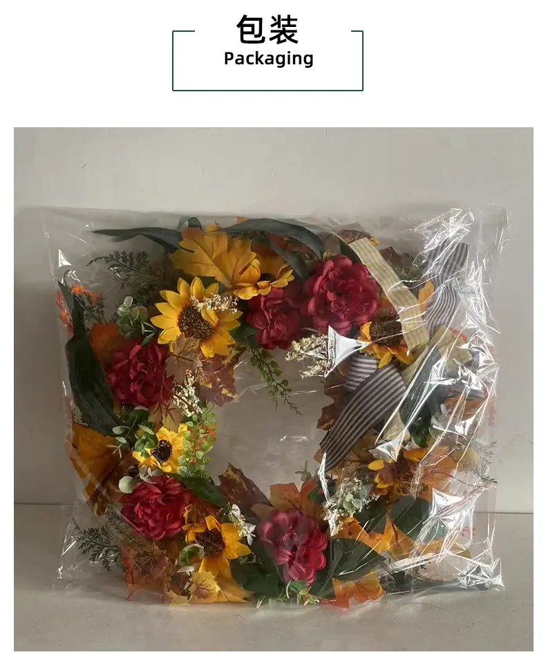 Thanksgiving Floral Garland for Home Decoration — feature 16