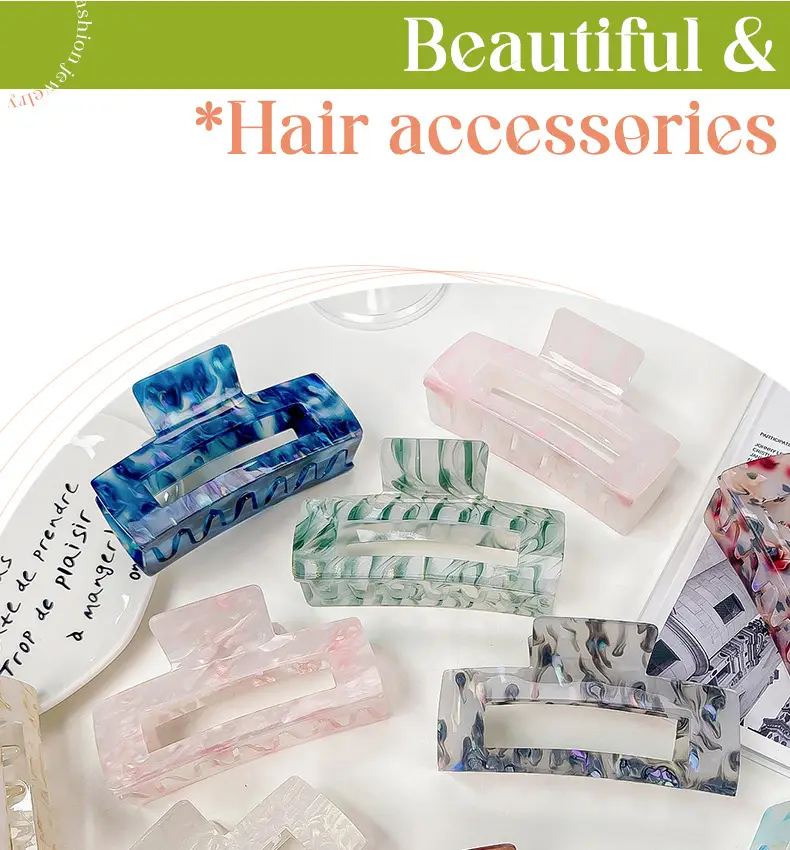 Berphiya Large Acrylic Hair Grab Clip 30g — feature 3