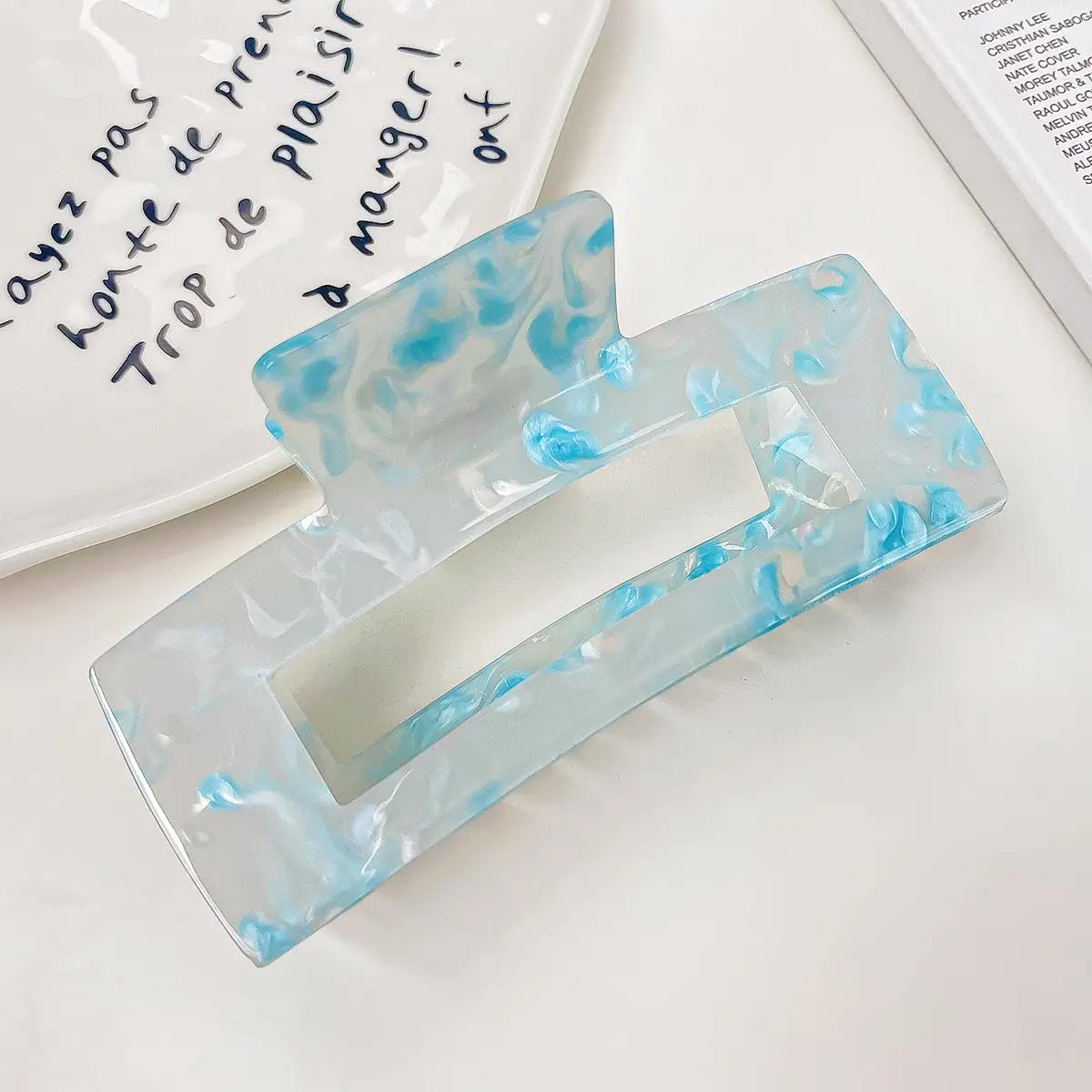 Berphiya Large Acrylic Hair Grab Clip 30g - Image 9