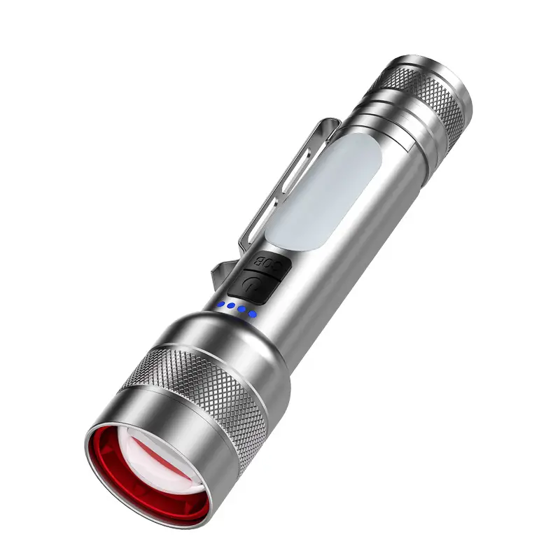 Cross-border COB LED Flashlight with Zoom & Remote Control - Image 3