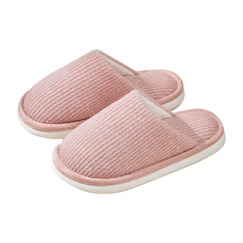 Winter Cotton Slippers for Women Wholesale 2026 New Model Indoor Home Slippers with a Stepping-On-Clouds Feel, Non-Slip, Thickened, Warm, Household Cotton Slippers for Men - Image 11