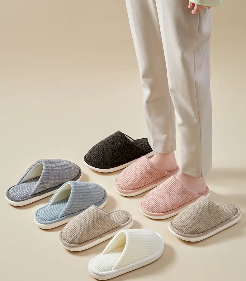 Winter Cotton Slippers for Women Wholesale 2026 New Model Indoor Home Slippers with a Stepping-On-Clouds Feel, Non-Slip, Thickened, Warm, Household Cotton Slippers for Men — feature 23