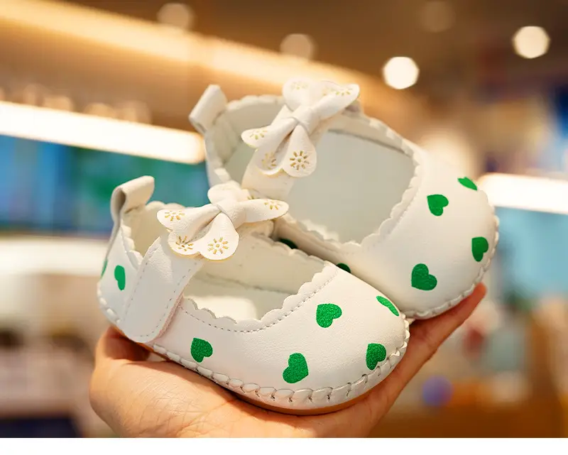 Pink Bow Baby Shoes for 0-1 Years Old — feature 4