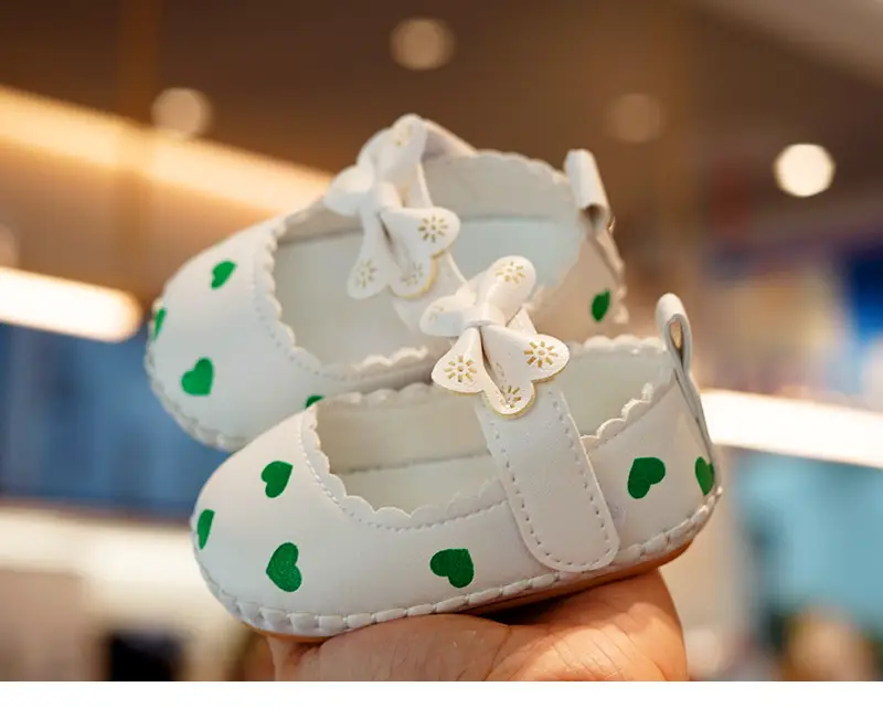 Pink Bow Baby Shoes for 0-1 Years Old — feature 5