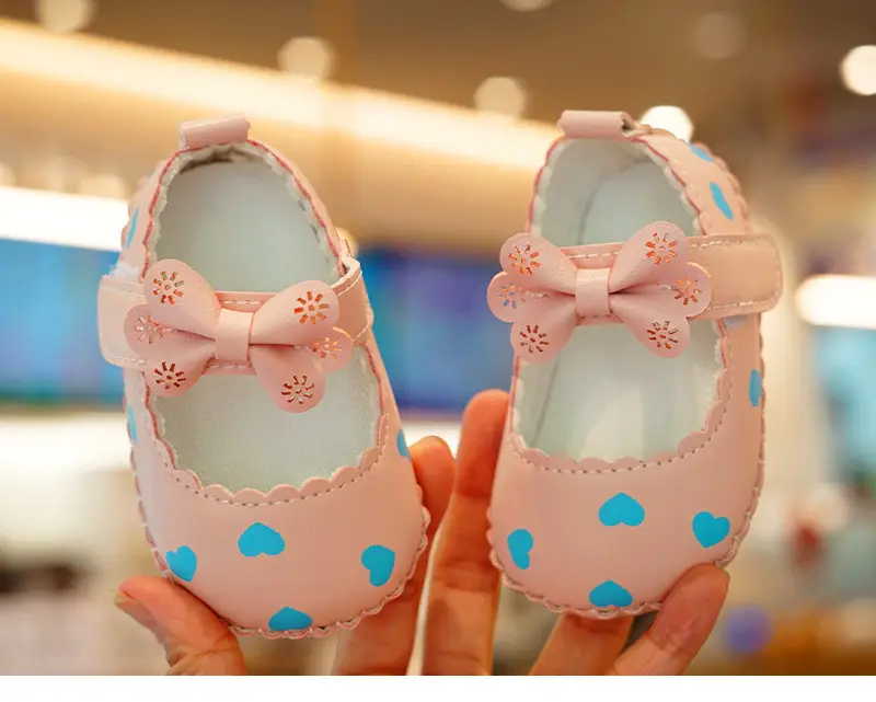 Pink Bow Baby Shoes for 0-1 Years Old — feature 6