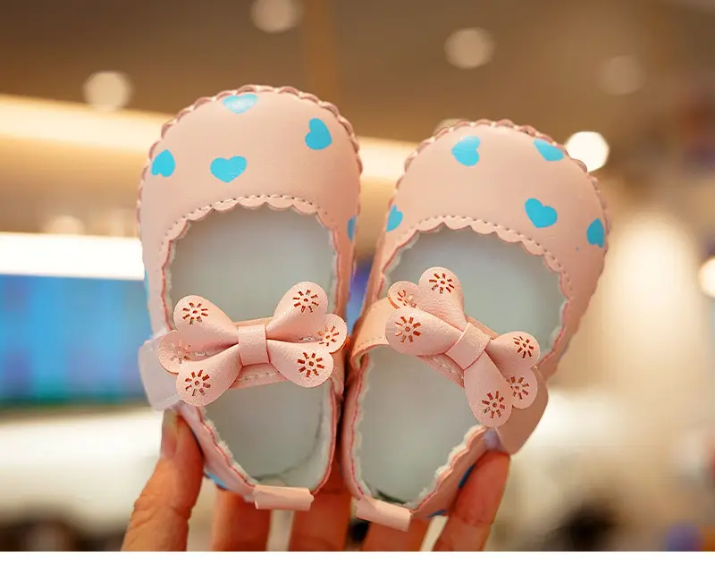 Pink Bow Baby Shoes for 0-1 Years Old — feature 8
