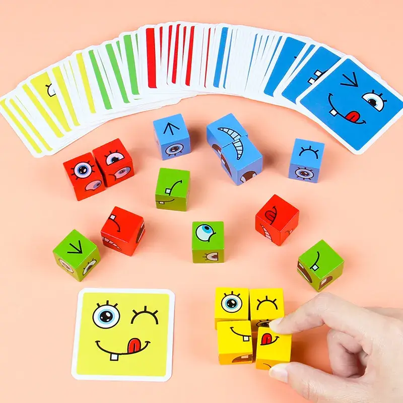 Face-Changing Magic Cube Building Blocks for Kids - Image 12