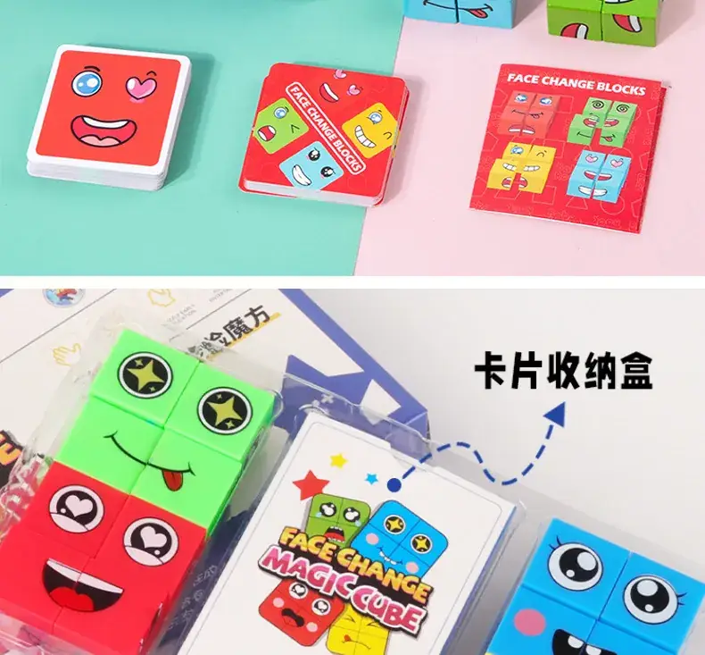 Face-Changing Magic Cube Building Blocks for Kids — feature 10