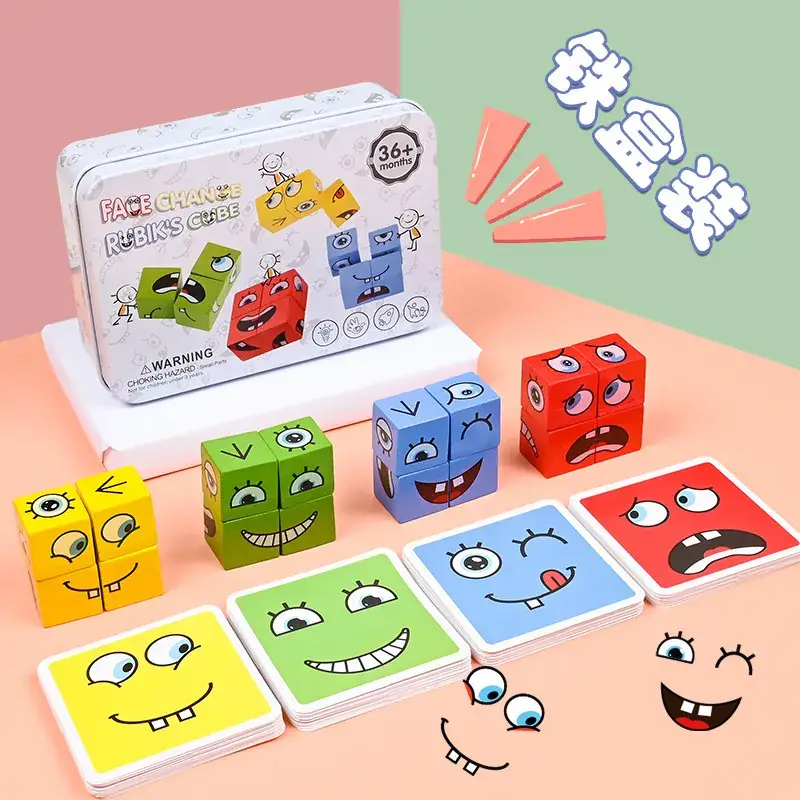 [Exquisite Iron Boxed small size] (64 cards, 4 groups, 16 wooden instructions
