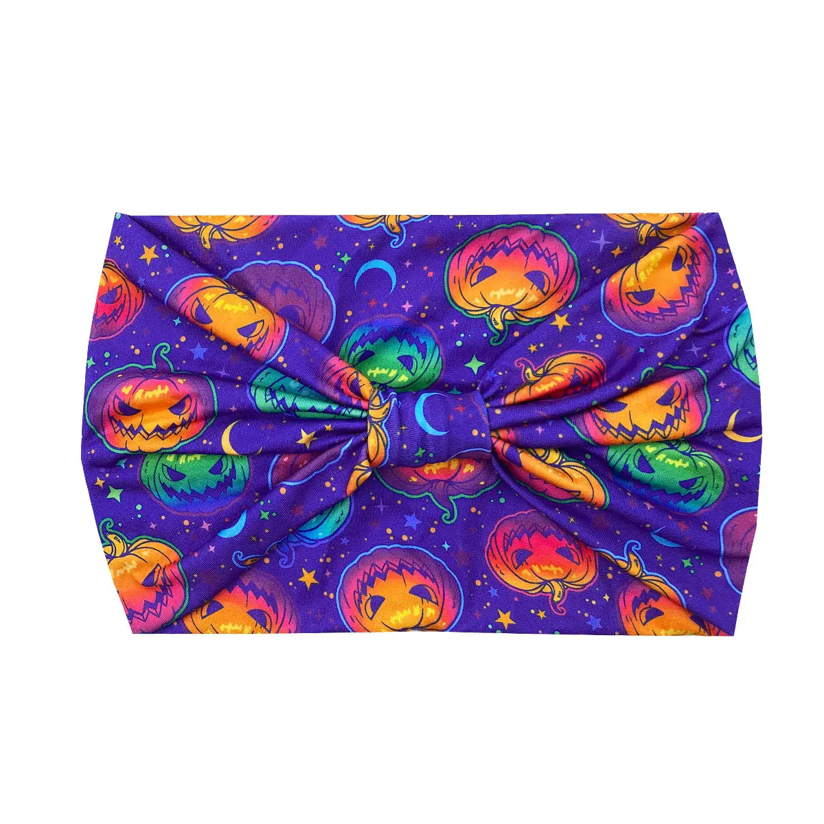 Women's Printed Bow Headband with Wide Elastic Band - Image 106