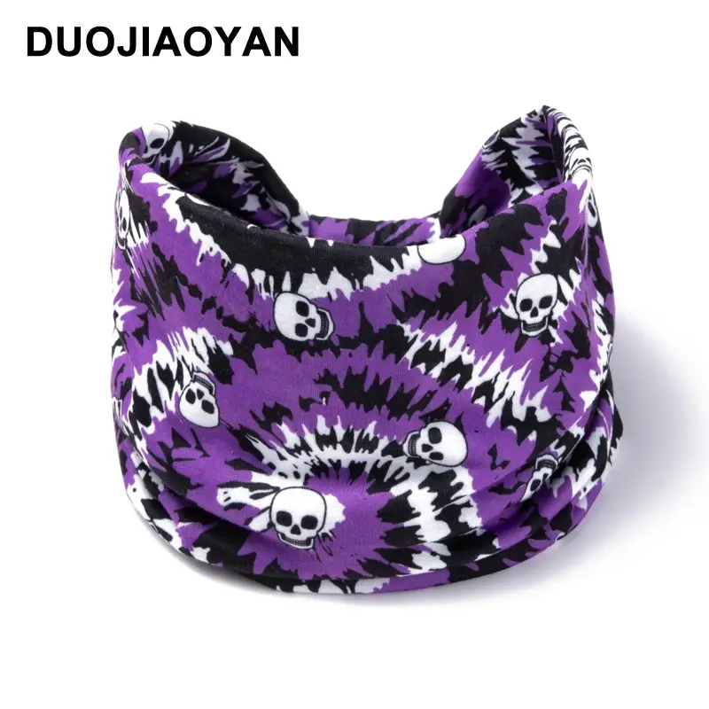 Women's Printed Bow Headband with Wide Elastic Band - Image 110