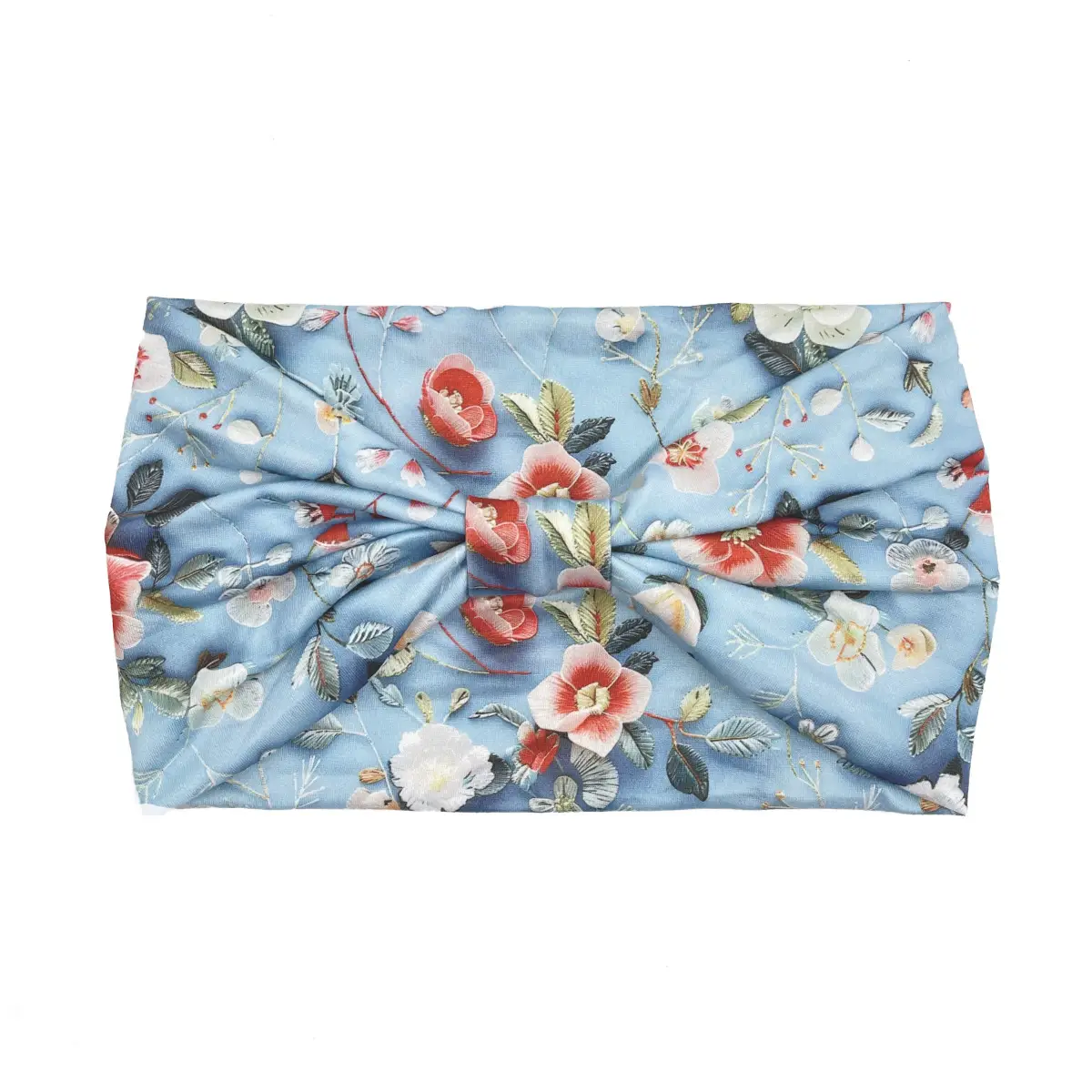Women's Printed Bow Headband with Wide Elastic Band - Image 139