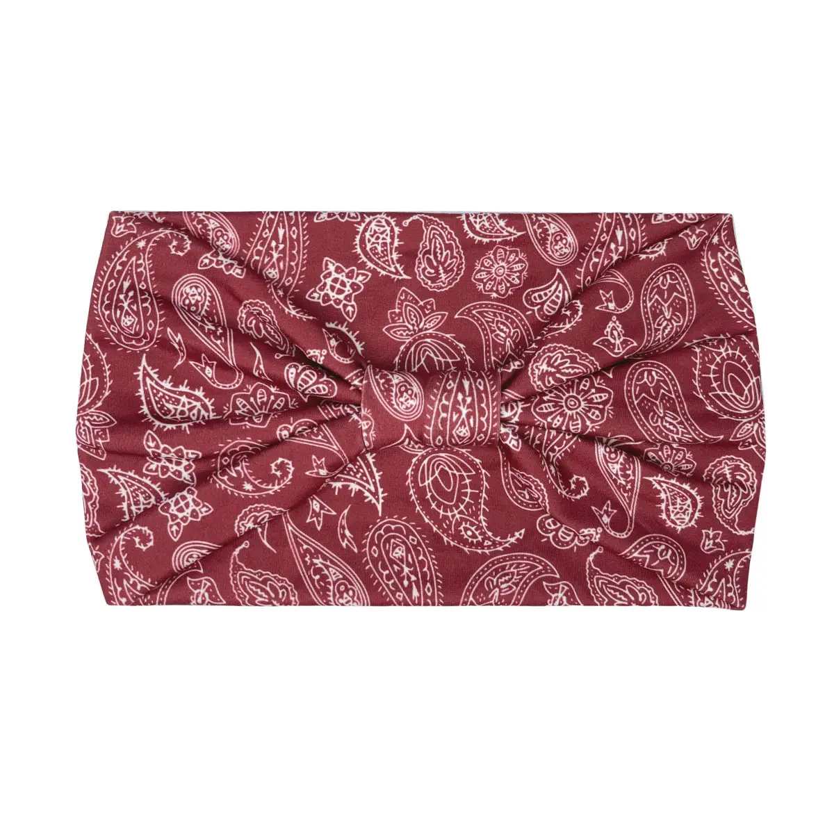 Women's Printed Bow Headband with Wide Elastic Band - Image 143