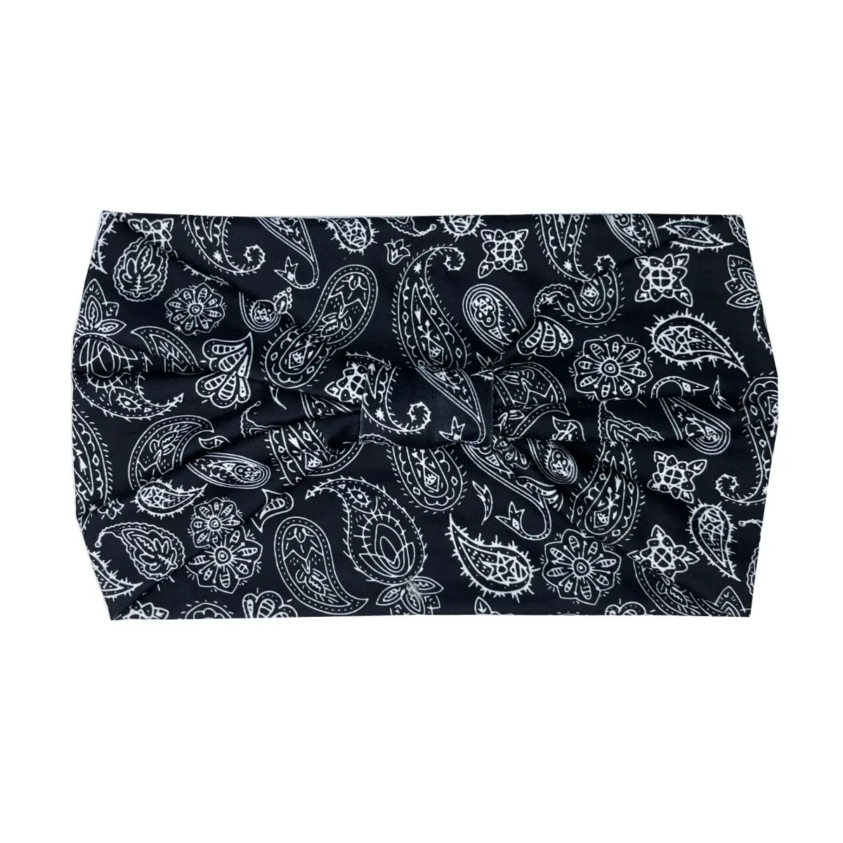 Women's Printed Bow Headband with Wide Elastic Band - Image 145