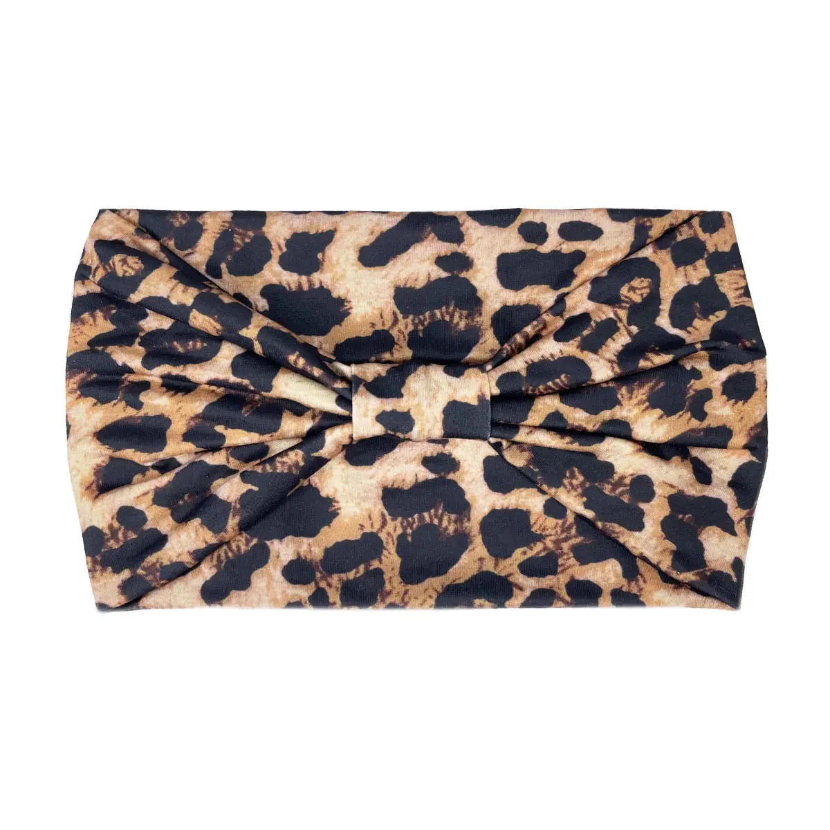 Women's Printed Bow Headband with Wide Elastic Band - Image 147