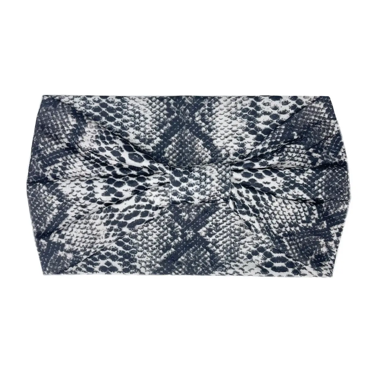 Women's Printed Bow Headband with Wide Elastic Band - Image 149