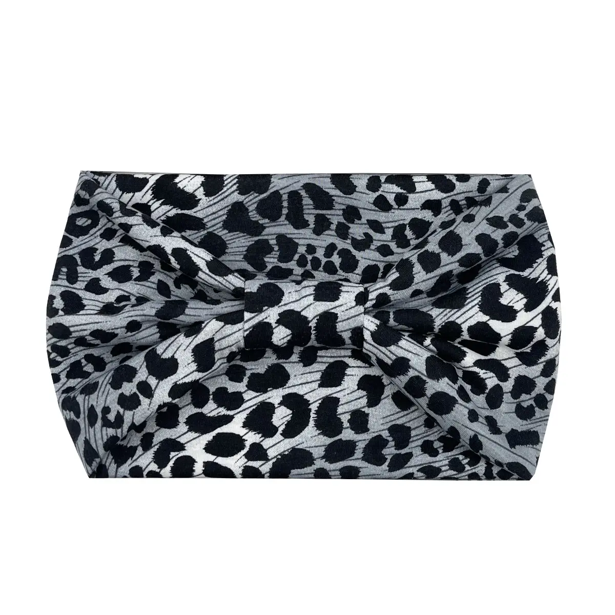 Women's Printed Bow Headband with Wide Elastic Band - Image 91