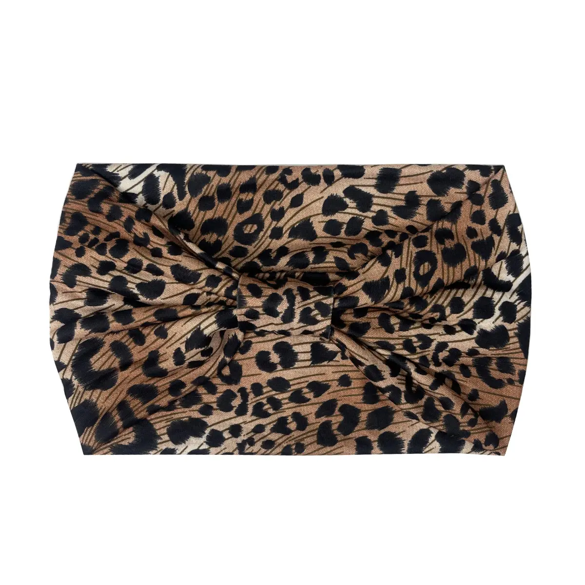 Women's Printed Bow Headband with Wide Elastic Band - Image 94