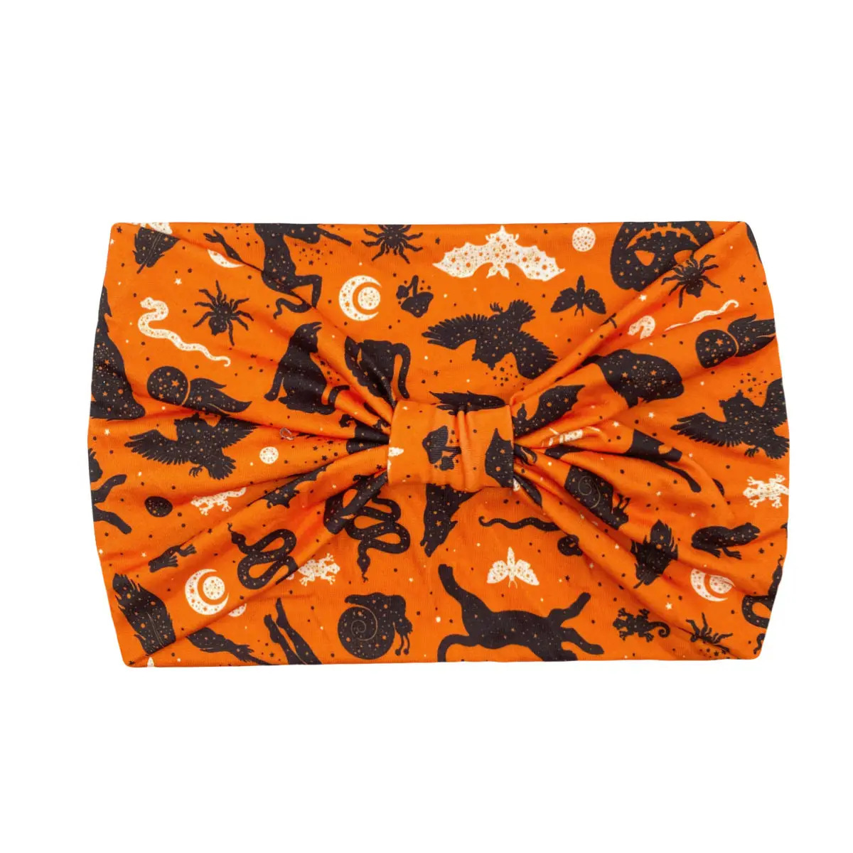 Women's Printed Bow Headband with Wide Elastic Band - Image 99