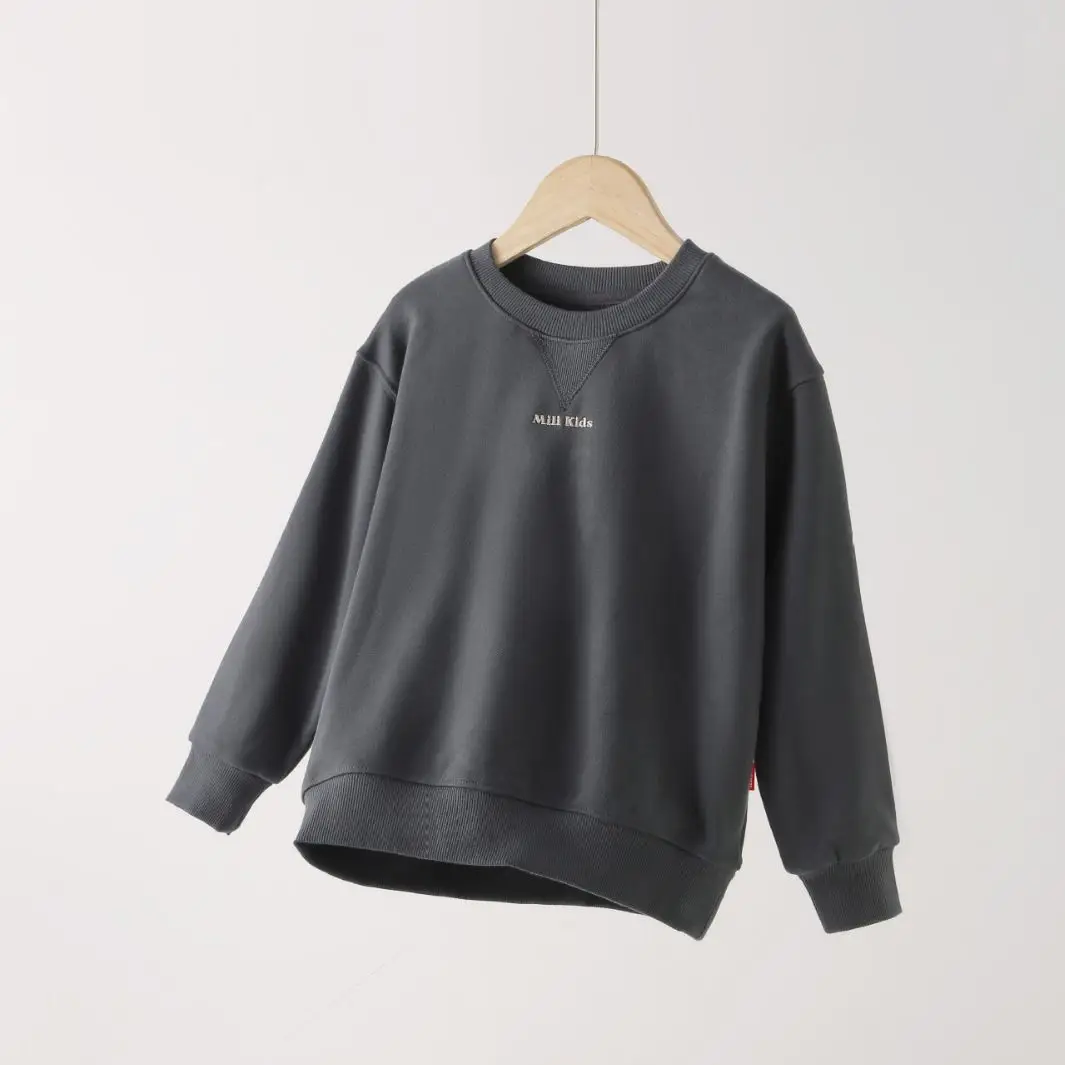 Girls Olive Green Sweatshirt Spring New Style - Image 5
