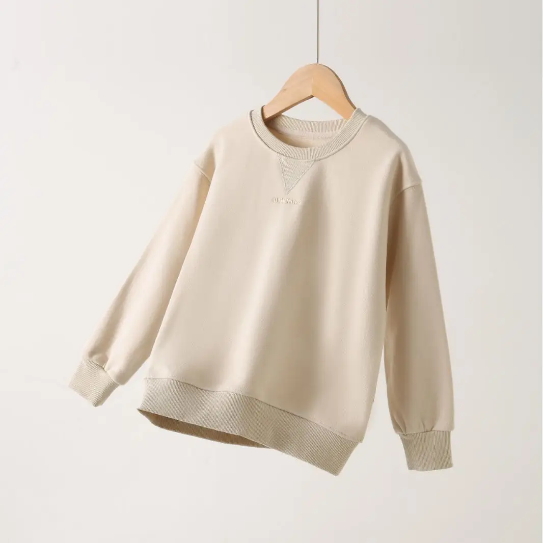 Girls Olive Green Sweatshirt Spring New Style - Image 3