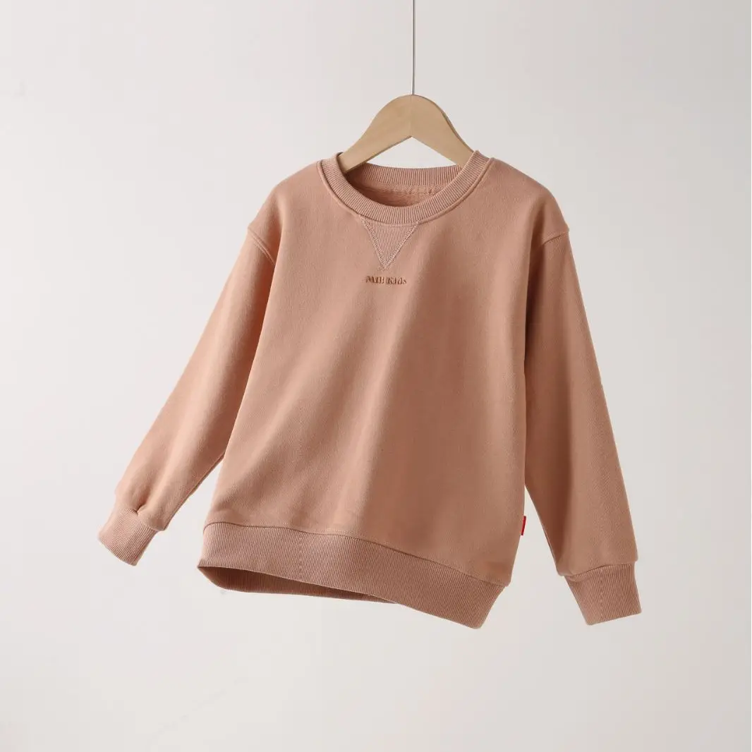 Girls Olive Green Sweatshirt Spring New Style - Image 4