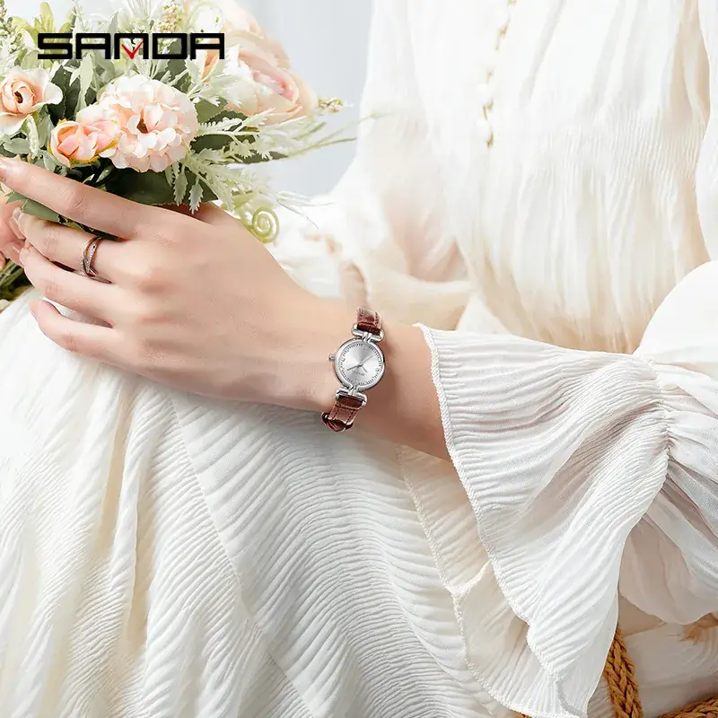Sanda Women's Stainless Steel Mesh Watch Small - Image 24