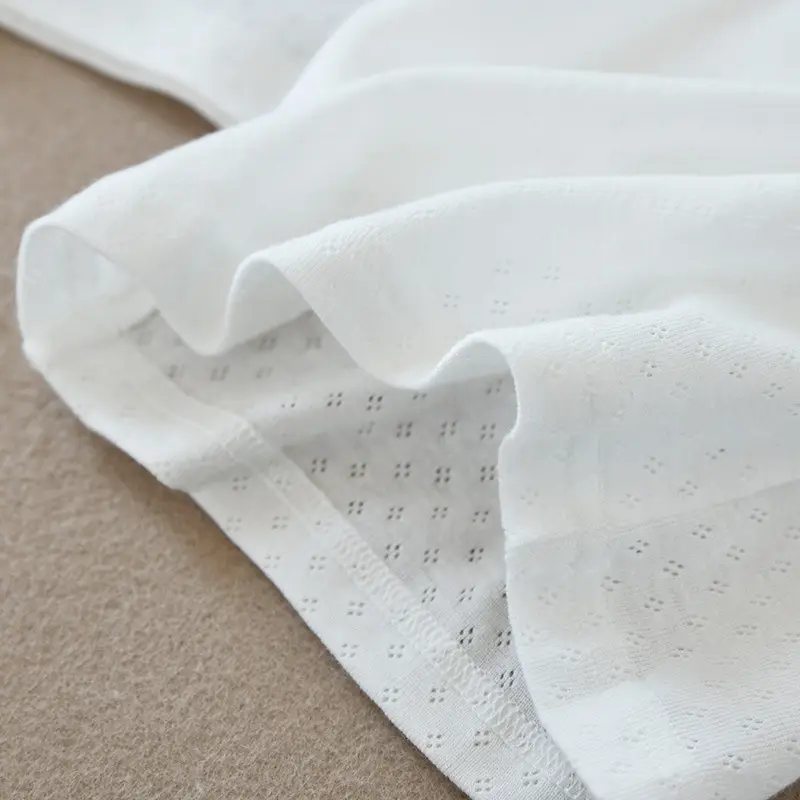 Two-Piece Cotton T-Shirt Vest Set White Summer Wear — feature 15