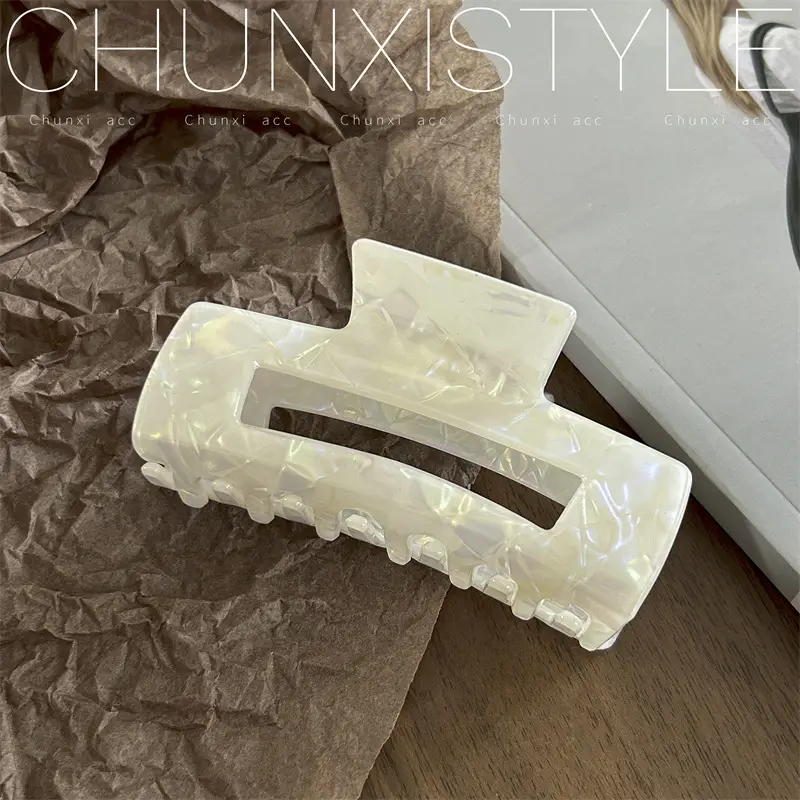 Chinyx Style Imitation Acetate Hairpin with Iridescent Pattern - Image 10