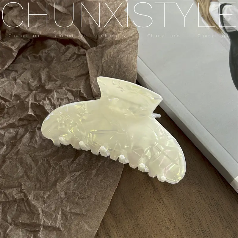 Chinyx Style Imitation Acetate Hairpin with Iridescent Pattern - Image 5