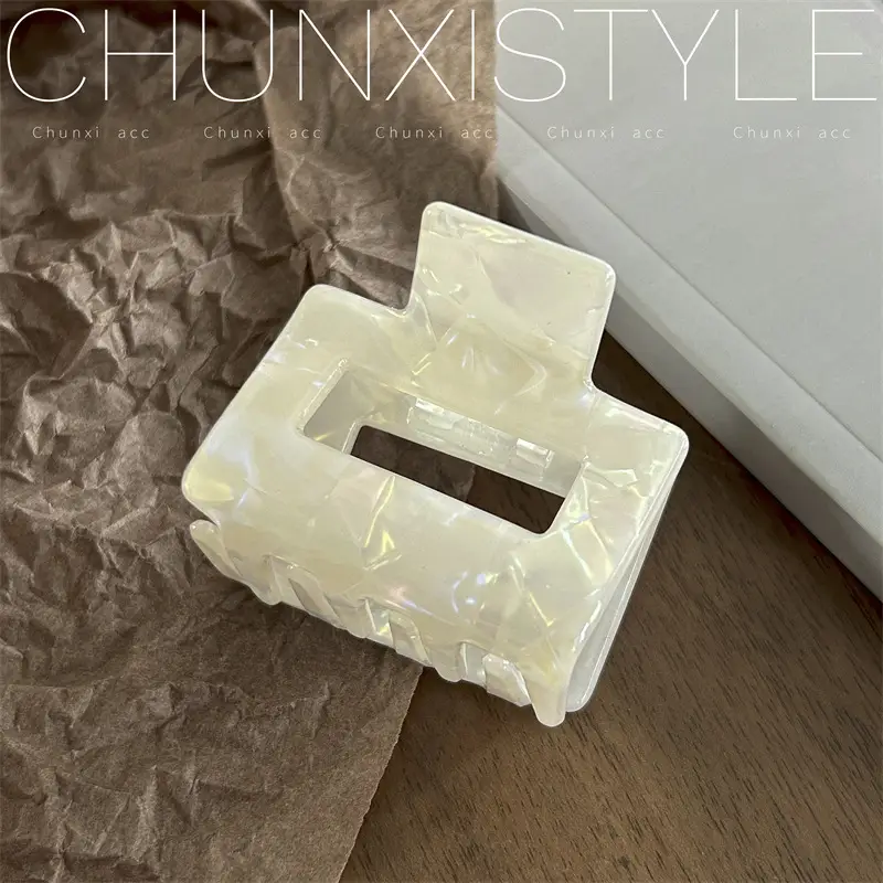 Chinyx Style Imitation Acetate Hairpin with Iridescent Pattern - Image 6