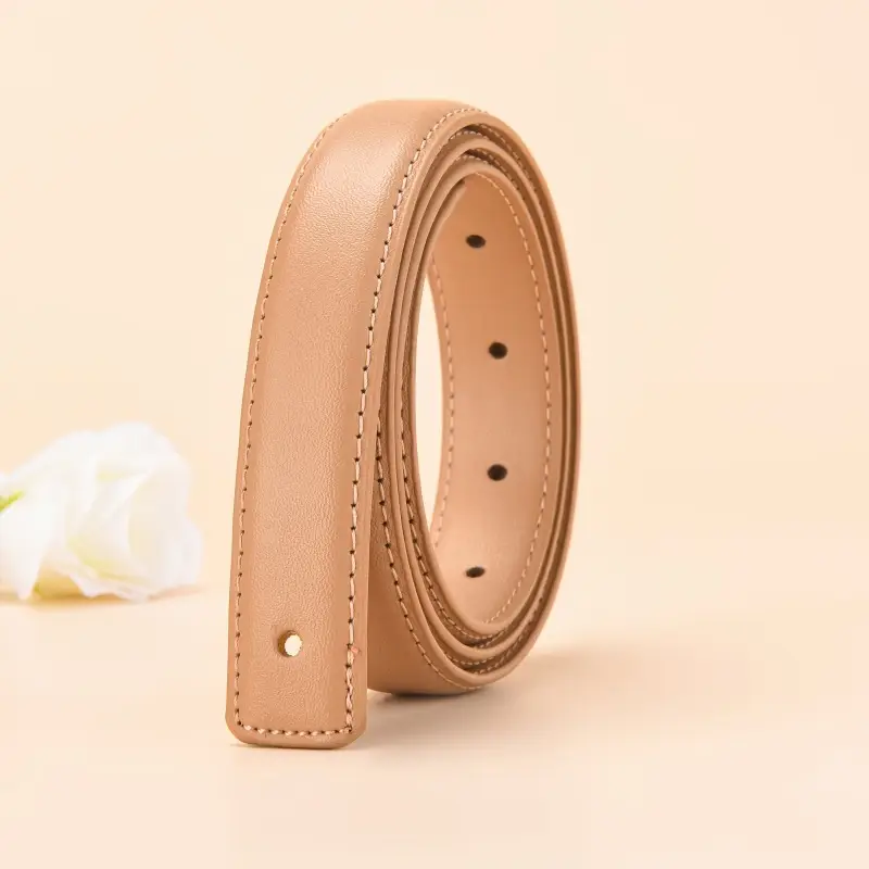 2.5 Wide Black Cowhide Belt Strap — feature 12