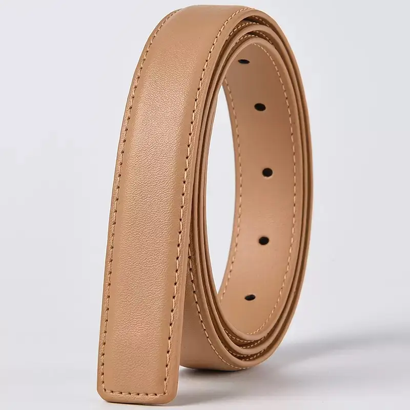 2.5 Wide Black Cowhide Belt Strap - Image 5