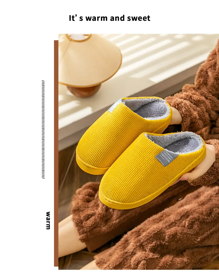 Autumn and winter thick-soled moon shoes season non-slip breathable pregnant women postpartum home soft-soled cotton slippers — feature 10