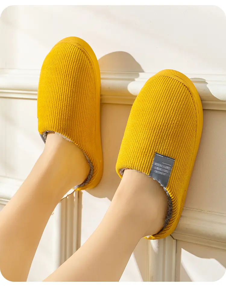 Autumn and winter thick-soled moon shoes season non-slip breathable pregnant women postpartum home soft-soled cotton slippers — feature 20