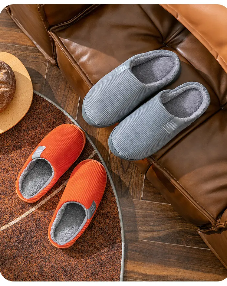 Autumn and winter thick-soled moon shoes season non-slip breathable pregnant women postpartum home soft-soled cotton slippers — feature 22