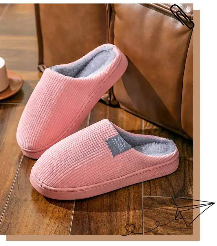 Autumn and winter thick-soled moon shoes season non-slip breathable pregnant women postpartum home soft-soled cotton slippers — feature 23