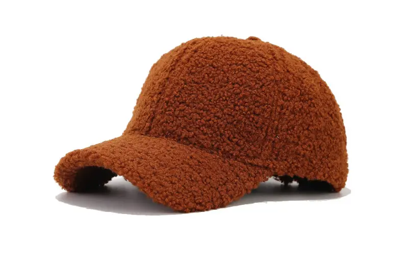 Women Wool Baseball Cap Grey Winter Warm — feature 11