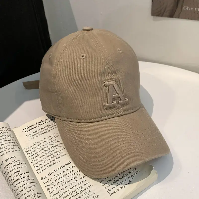 Women American Logo Baseball Cap with Wide Brim - Image 4