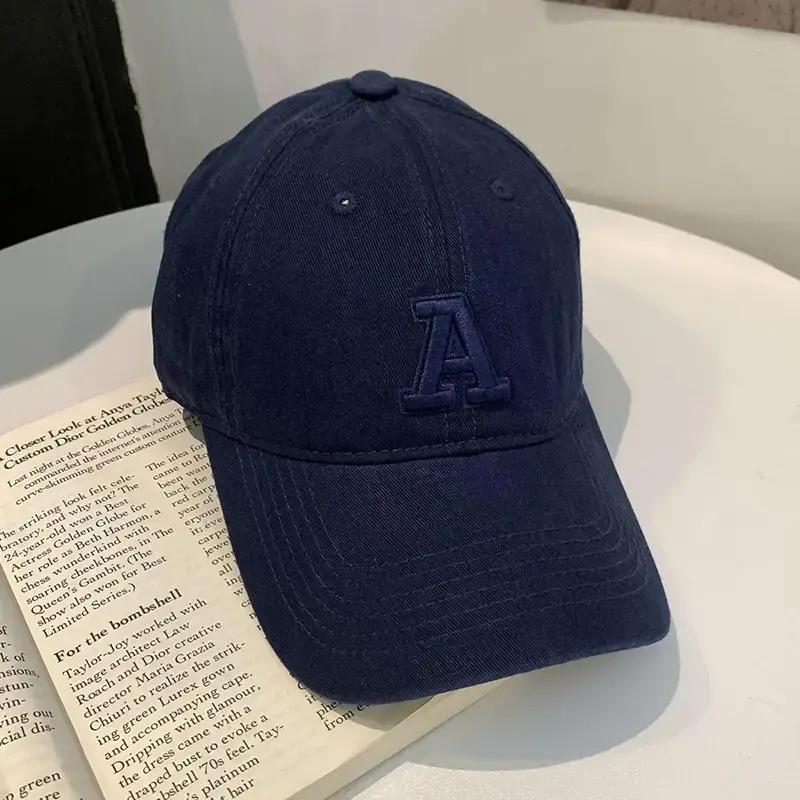 Women American Logo Baseball Cap with Wide Brim - Image 5