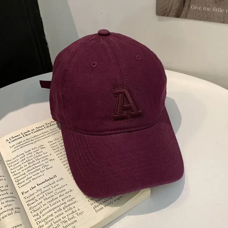 Women American Logo Baseball Cap with Wide Brim - Image 8