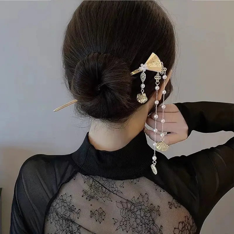 Magnolia Flower Hairpin Women Ancient Style Hanfu Hairpin - Image 80