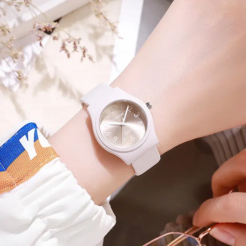 Green Silicone Digital Watch for Women