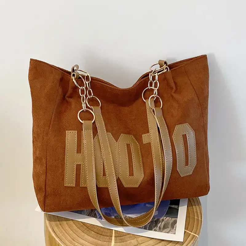 Canvas College Bag Large Capacity 2022 Autumn Commute Tote