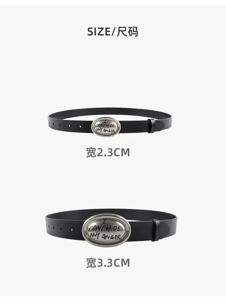 Women's Genuine Leather Belt Classic Simple Casual Pants Jeans β feature 9