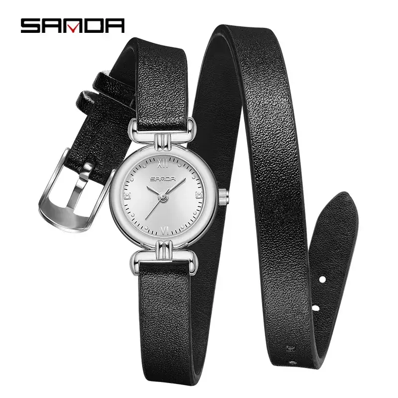 Sanda Women's Rose Gold Mesh Watch Quartz - Image 10
