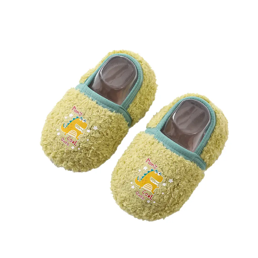 Blue Cartoon Baby Slippers with Embroidered Design - Image 9