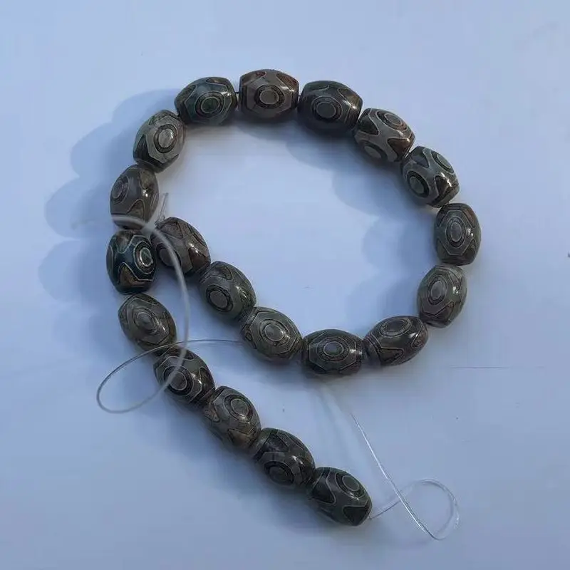Xizang Three-Eye Day Beads Barrel Beads Rice Beads King Kong Star Moon Bodhi Accessories DIY - Image 6